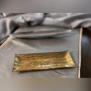 Gold Glass Tray